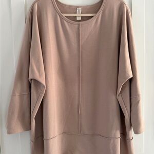 SPANX Women's Perfect Length Dolman 3/4 Sleeve Beige Oak 1x